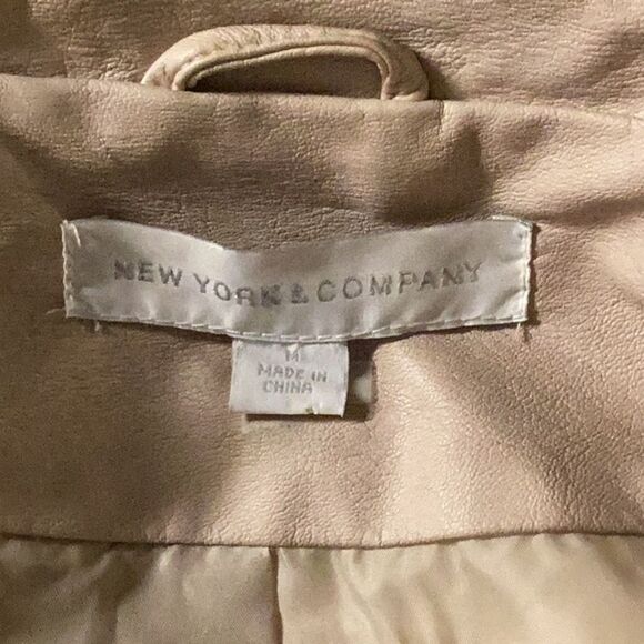 New York & Company Faux Leather Jacket - Picture 3 of 6